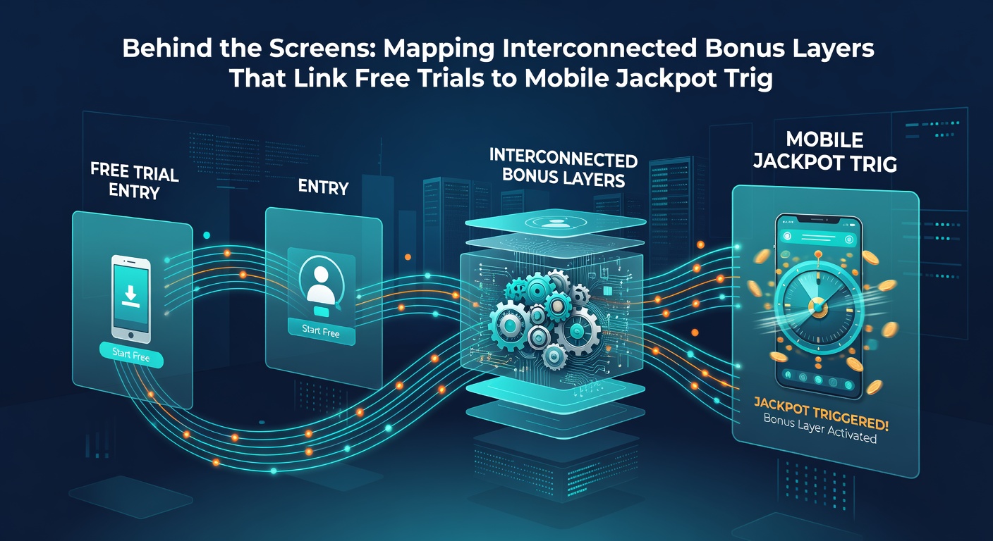 Mobile screen capture illustrating bonus layer progression from free spins through multipliers to jackpot activation