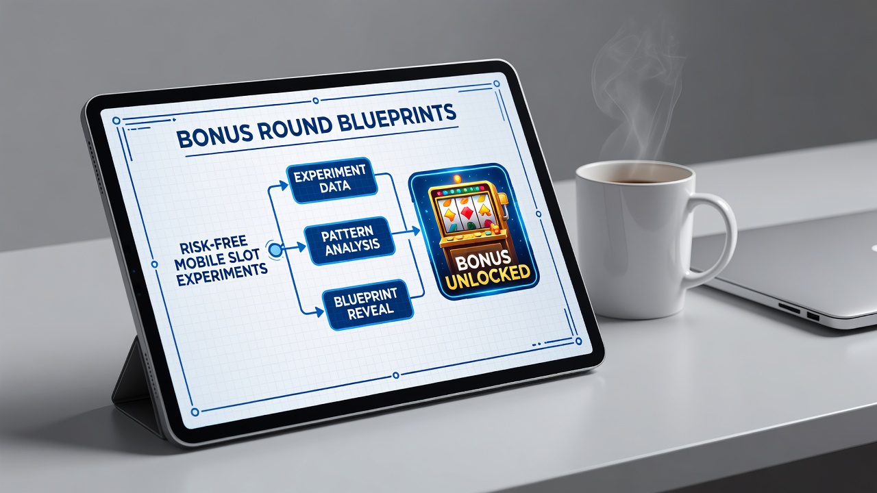 Close-up view of mobile slot bonus round with highlighted multiplier meters and free spin counters on tablet display