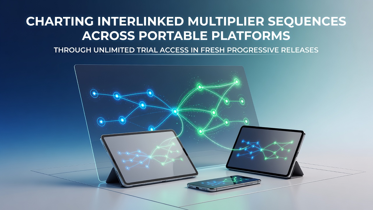 Visual representation of interconnected multiplier sequences displayed across mobile slot interfaces during progressive bonus rounds