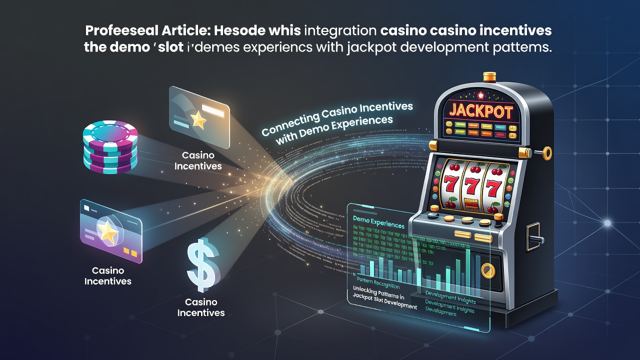 Casino interface showing incentive offers alongside demo mode options for jackpot slots