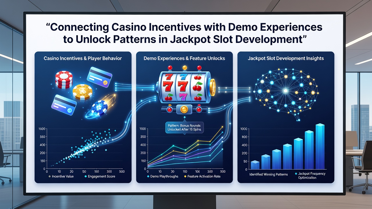 Analytics dashboard displaying player interaction data from demo sessions tied to casino bonus offers