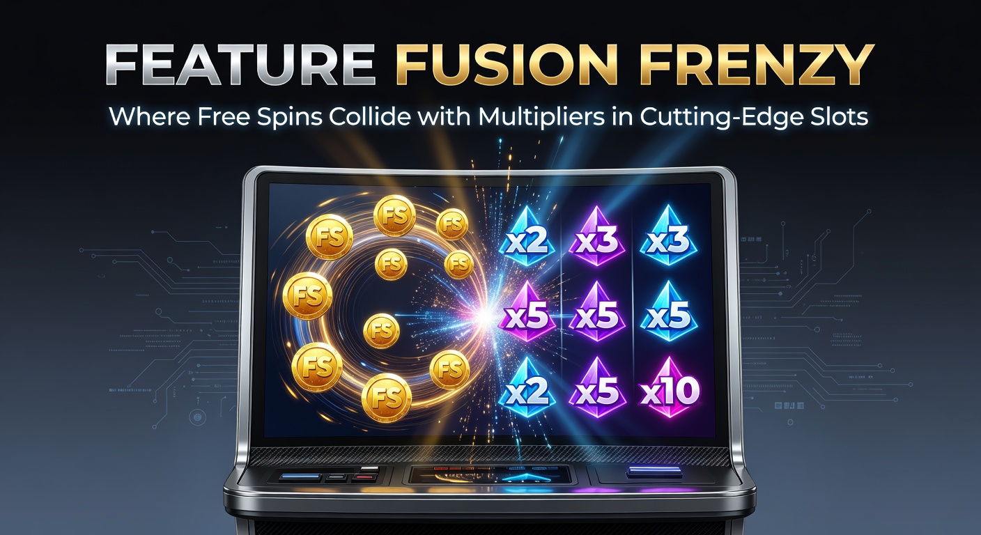 Vibrant slot reels exploding with free spin symbols and glowing multiplier orbs in a high-energy fusion feature
