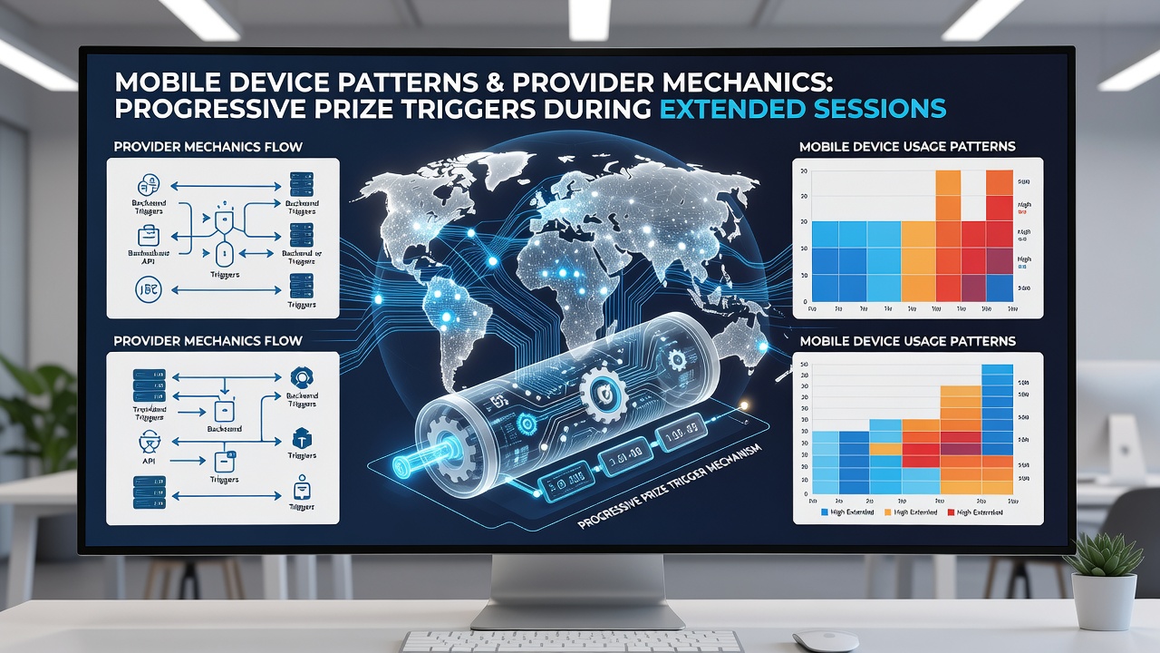 Close-up view of mobile analytics dashboard highlighting touch patterns and progressive meter activity during slot free trials