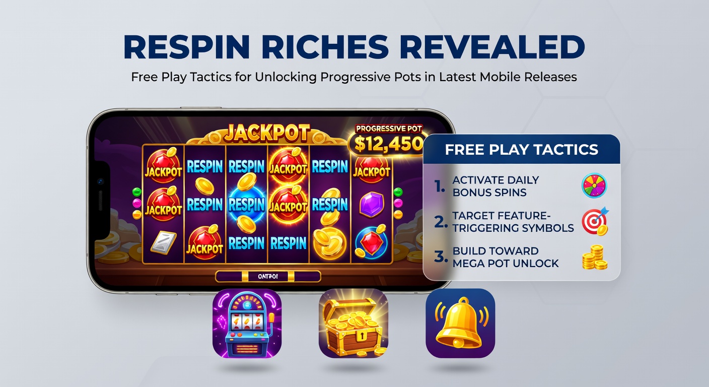 Close-up of a mobile slot respin sequence with locked symbols and escalating progressive jackpot display