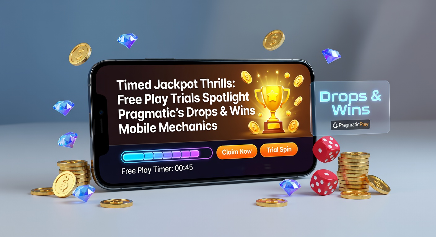 Vibrant screenshot of a Pragmatic Play Drops & Wins slot showing a timed jackpot drop notification on a mobile screen