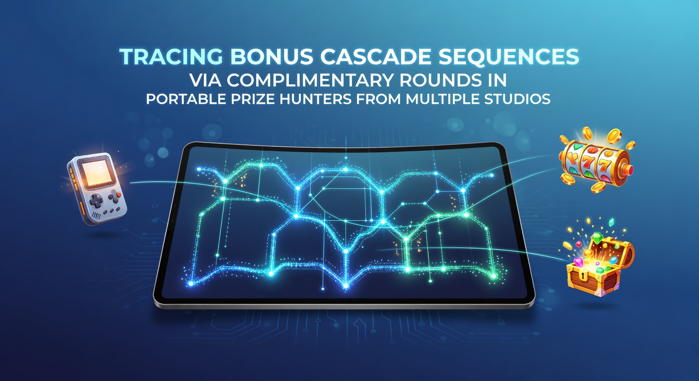 Illustration showing bonus cascade sequences unfolding across mobile slot game interfaces from multiple studios